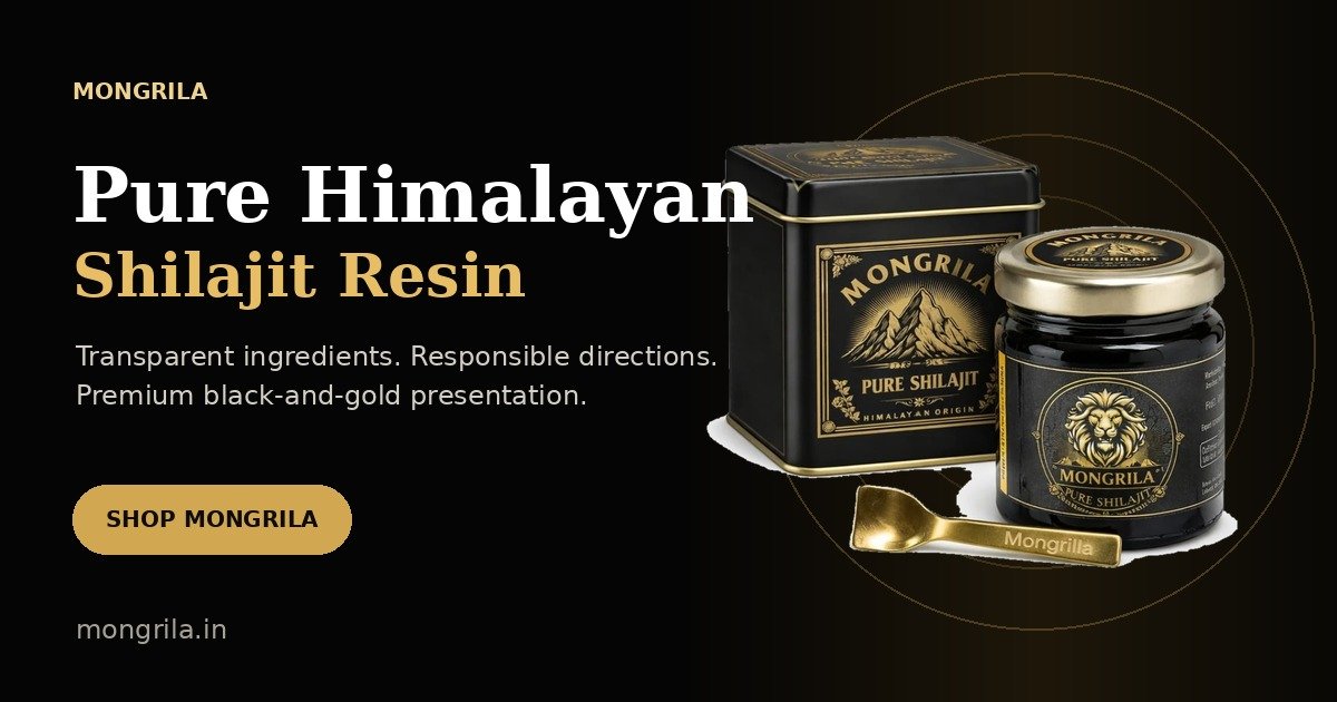 Pure Himalayan Shilajit Resin in India | Mongrila