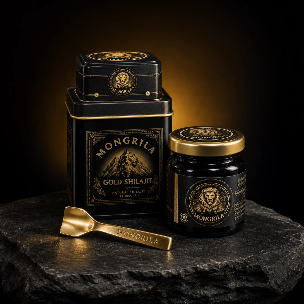 Mongrila Gold Shilajit Resin Blend product view 2